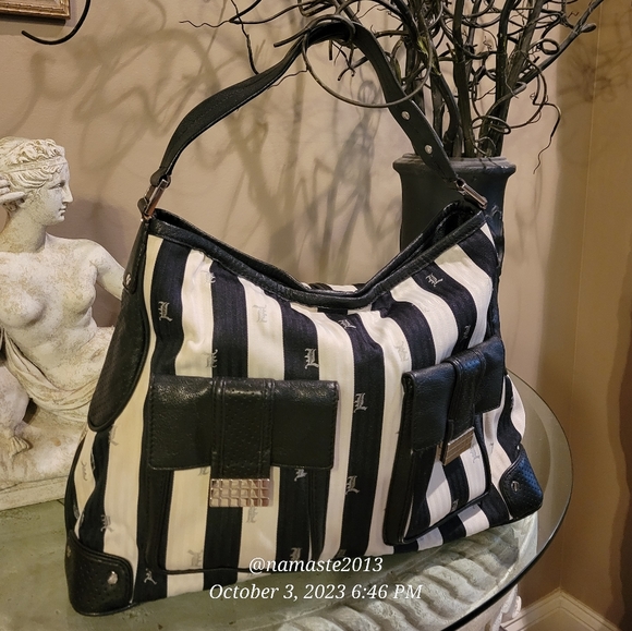 L.A.M.B. by Gwen Stefani Trenchtown Slouch Shoulder Bag Luxury Designer Bag #558 - Picture 7 of 17